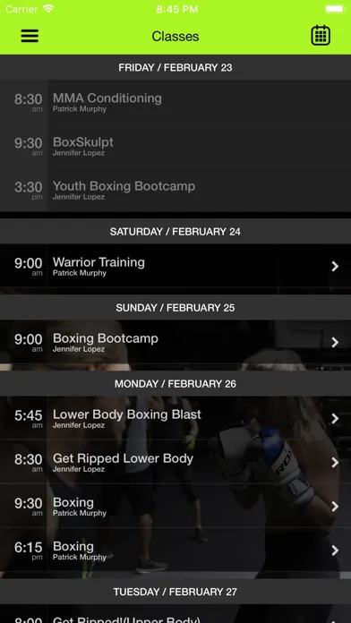 Pulse Boxing and Fitness স্ক্রিনশট