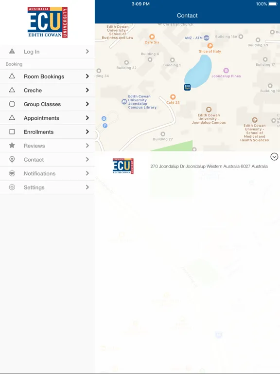 ECU Sport and Fitness Centres iPad  स्क्रीनशॉट