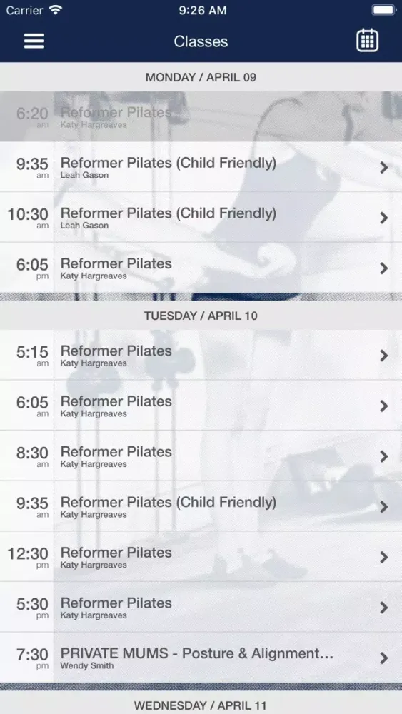 Soul Pilates and Barre應用截圖