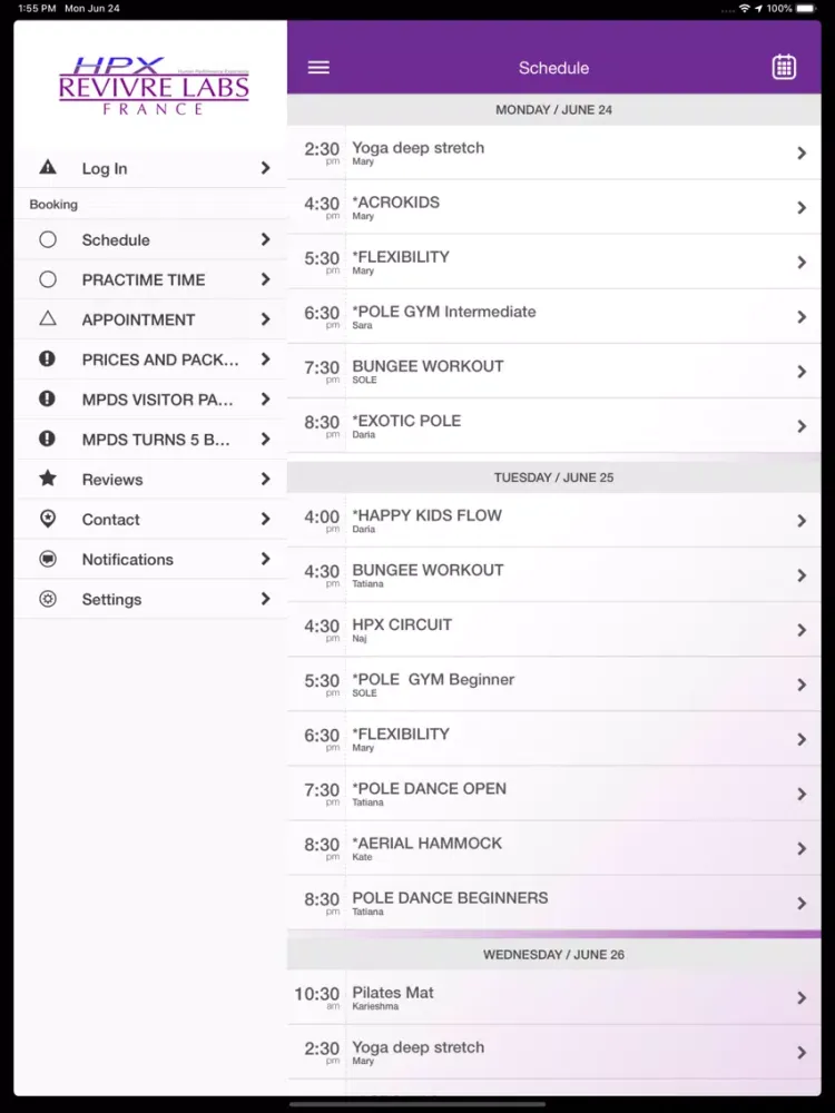 MPDS iPad  Screenshots