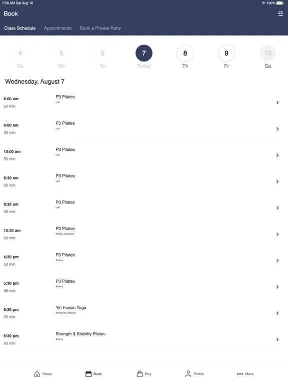 Capturas de pantalla de Pure Power PILATES iPad 