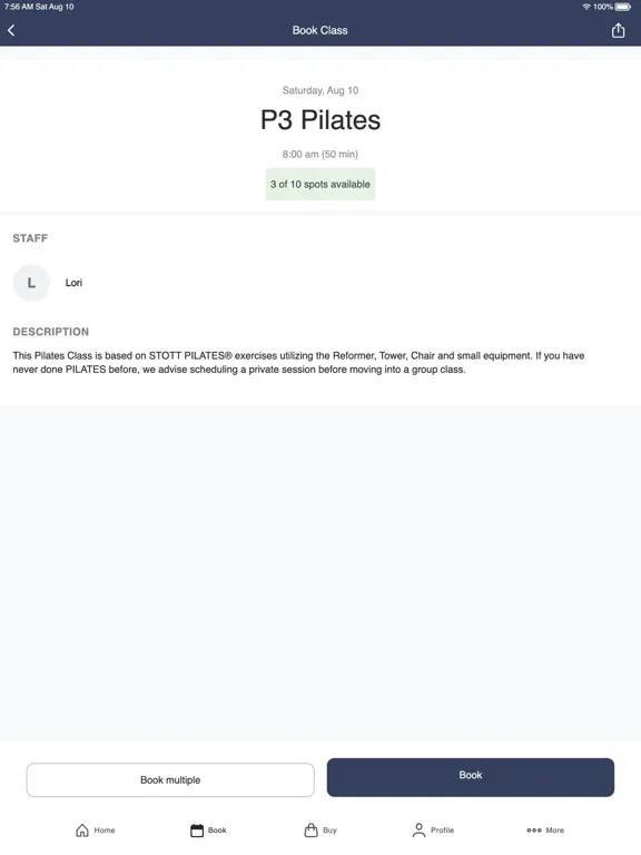 Capturas de pantalla de Pure Power PILATES iPad 