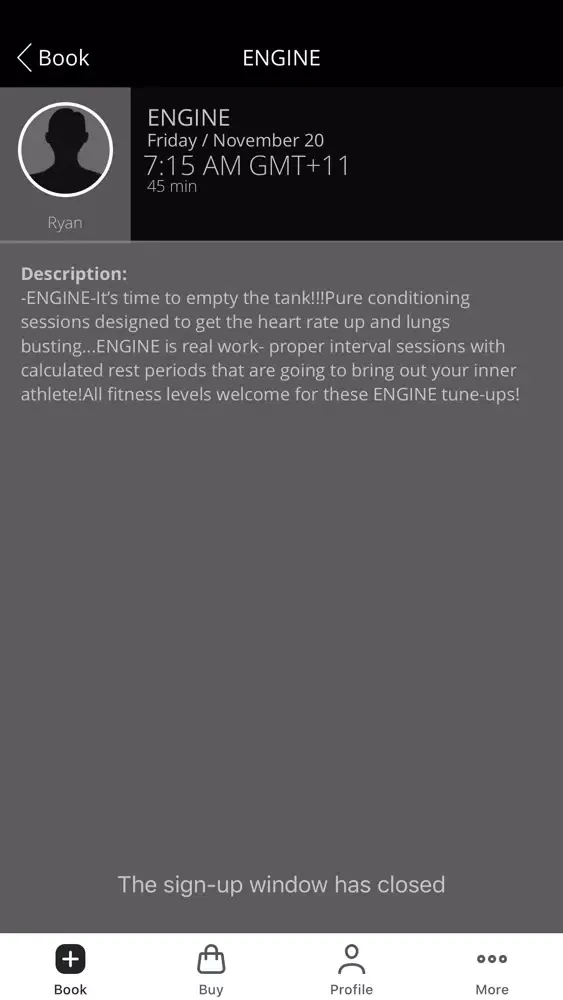 Tangkapan skrin Rhino Health and Fitness
