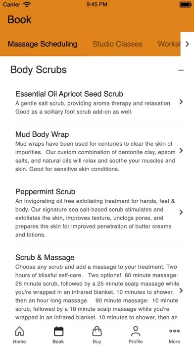 YAM - Yoga & Massage Screenshots