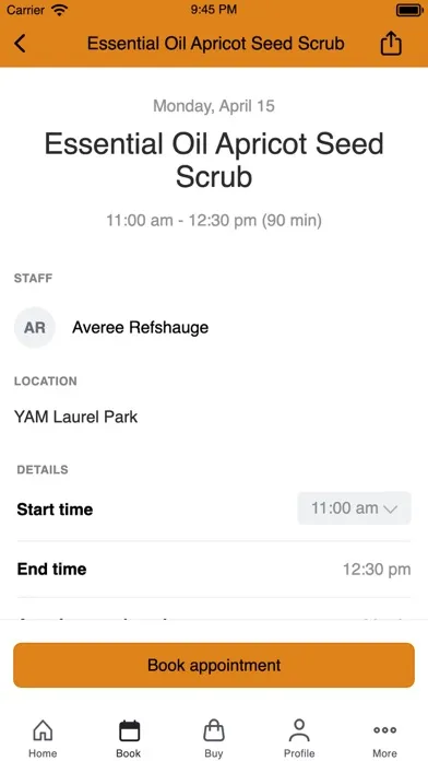 YAM - Yoga & Massage Screenshots