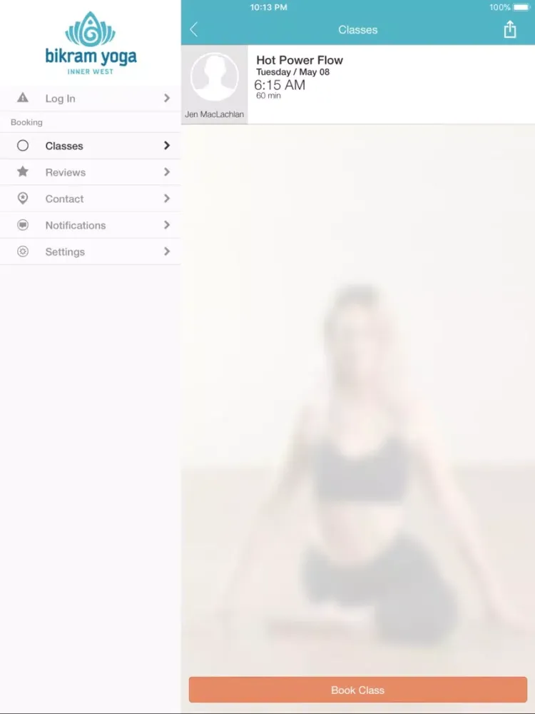 Bikram Yoga Inner West iPad 应用截图
