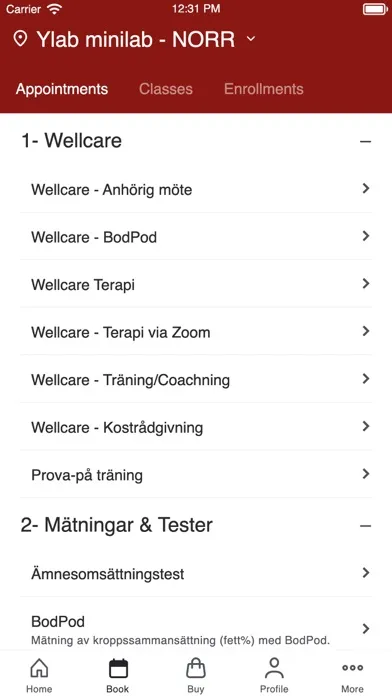 YLAB Wellcare Screenshots