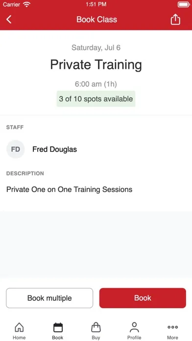 MASE TRAINING FITNESS & SPORTS应用截图