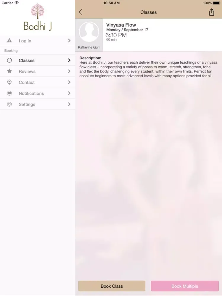 Bodhi J Yoga iPad 应用截图