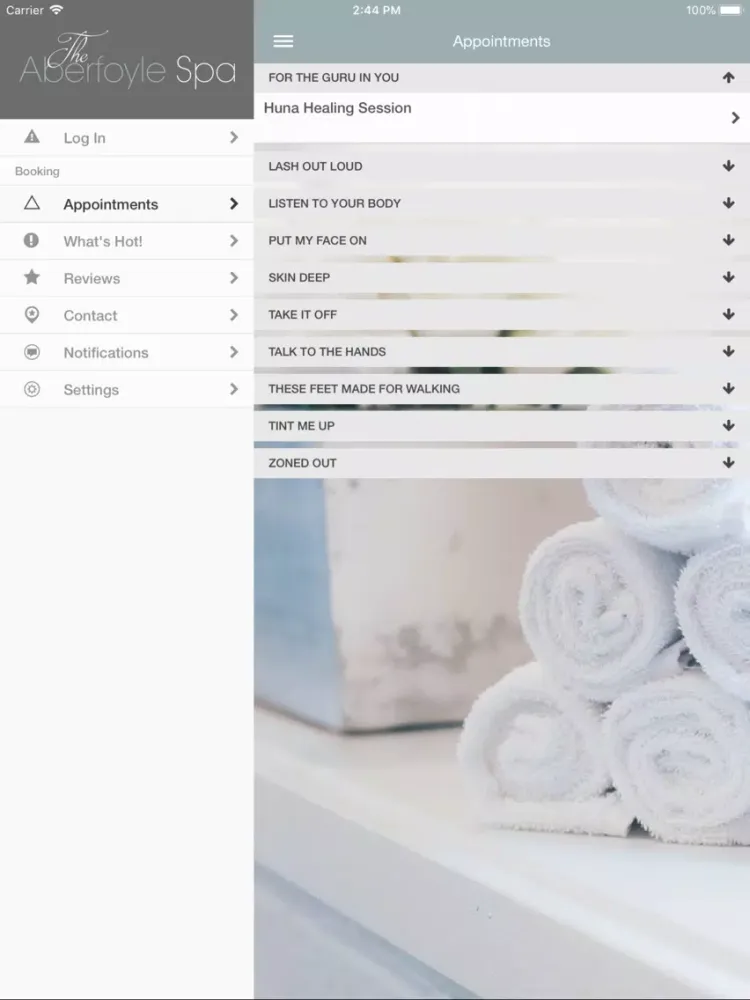 The Aberfoyle Spa iPad 应用截图