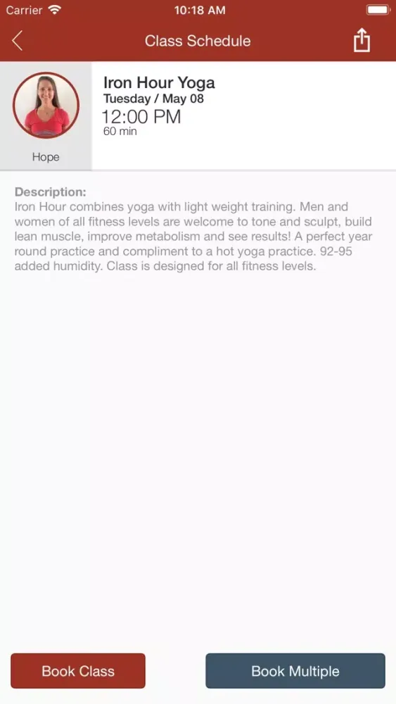 Zrzuty ekranu Sterling Hot Yoga Lexington