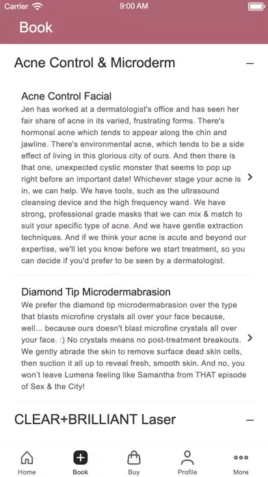 Lumena Aesthetics应用截图