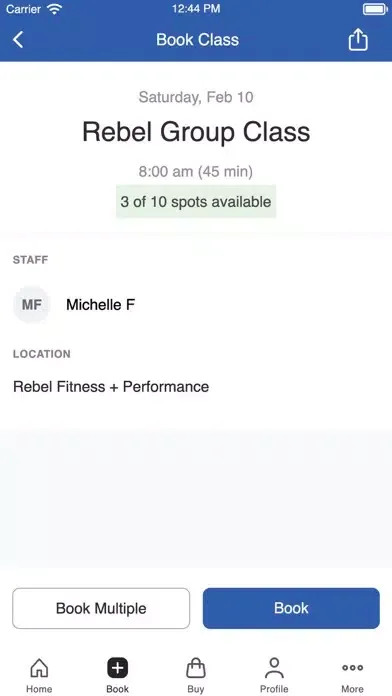 Rebel Fitness + Performance スクリーンショット