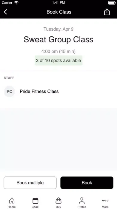 Pride Fitness Liberty應用截圖