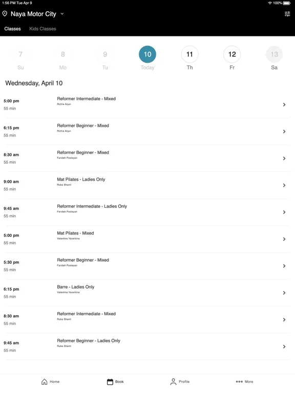 تصاویر Naya Yoga and Pilates iPad 
