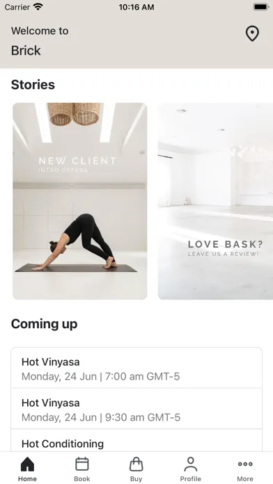Скриншоты Bask Hot Yoga