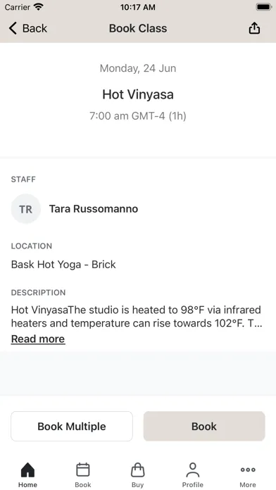 Скриншоты Bask Hot Yoga