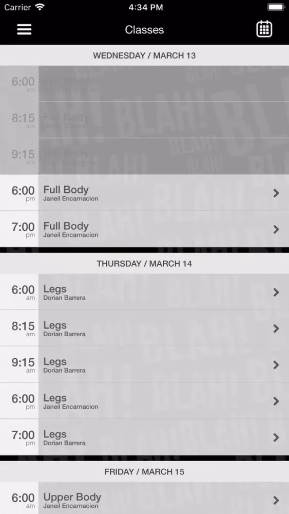 Ảnh chụp màn hình của Boom Fitness Miami