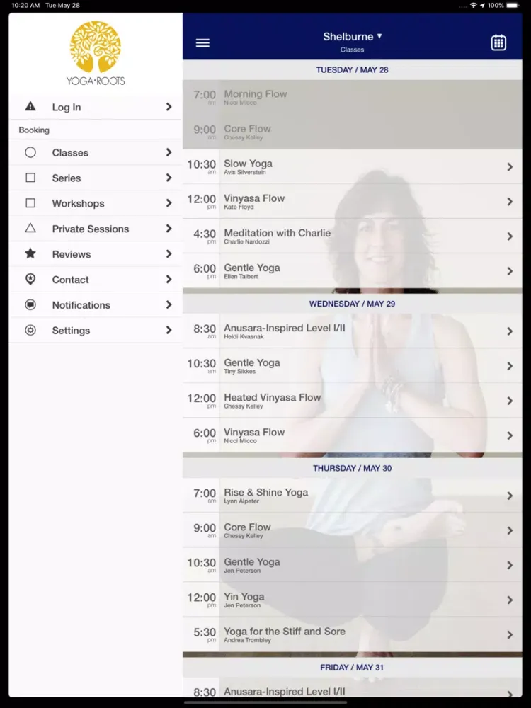 YOGA ROOTS VT iPad  스크린샷