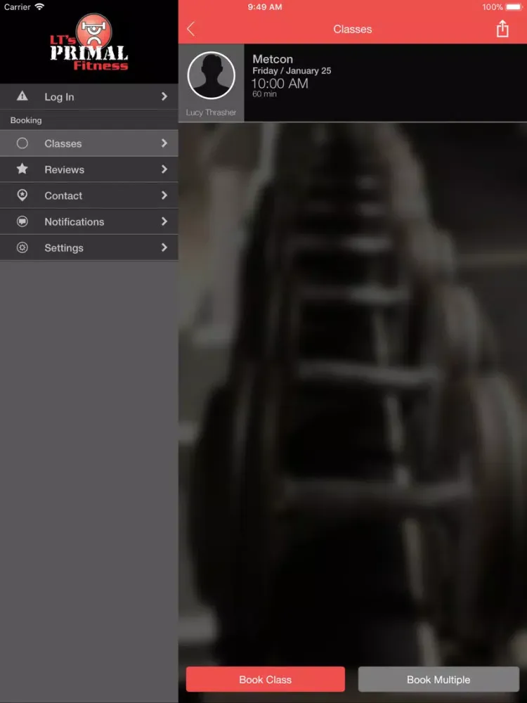 Capturas de pantalla de LT's Primal Fitness iPad 