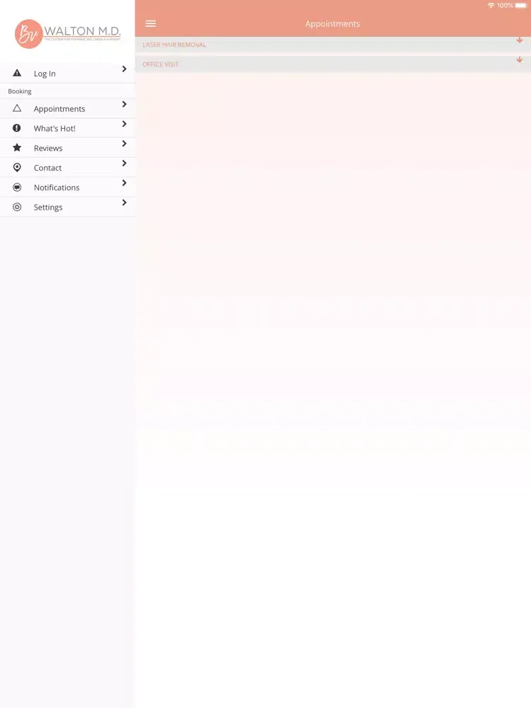 Center for Feminine Wellness iPad 应用截图