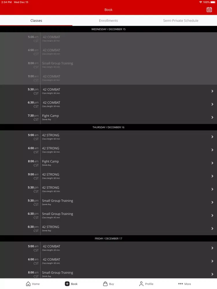 Capturas de tela do Fit In 42 Kingwood iPad 