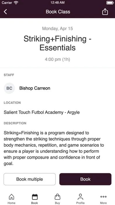 Screenshot di Salient Touch Futbol Academy