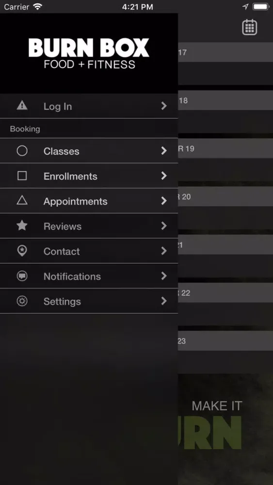 Burn Box Food + Fitness Screenshots