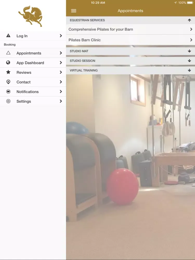 Tangkapan skrin Pilates in Motion LLC iPad 