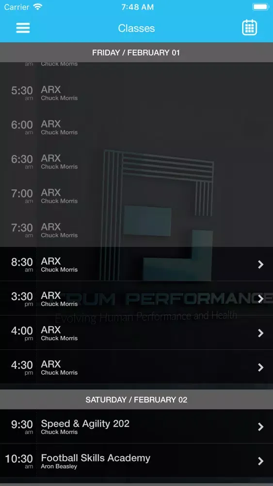 Fulcrum Performance Screenshots