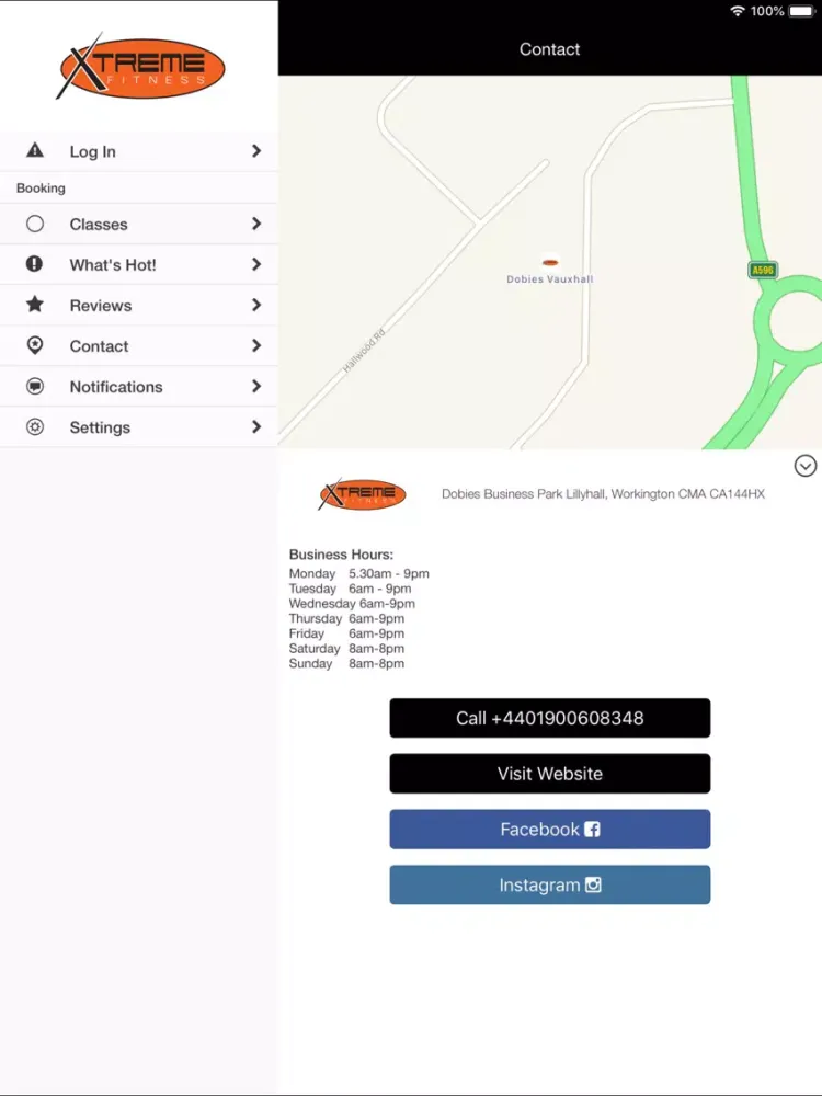Xtreme Fitness Cumbria iPad  Ekran Görüntüleri