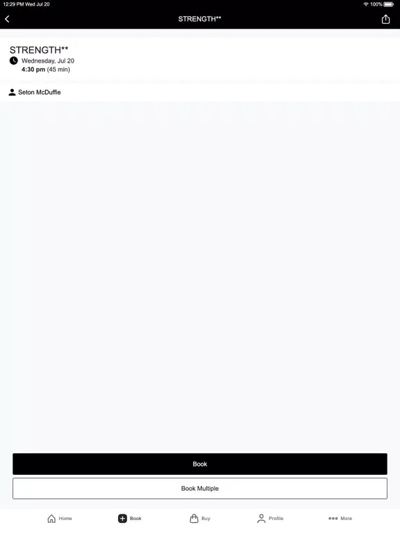 Hybrid Performance Fitness iPad 应用截图