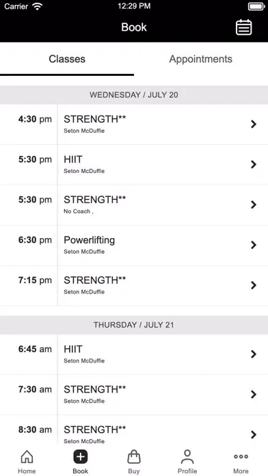 Hybrid Performance Fitness应用截图
