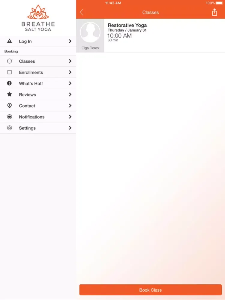 Breathe Salt Yoga iPad  Screenshots