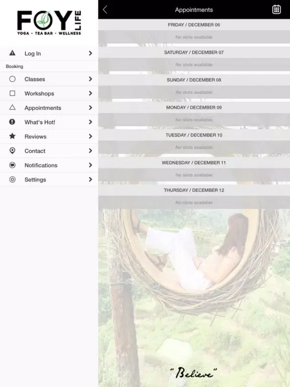 Capturas de pantalla de FOY Life iPad 