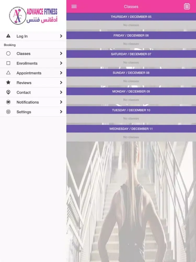 Advance Fitness Health Center iPad  Ekran Görüntüleri