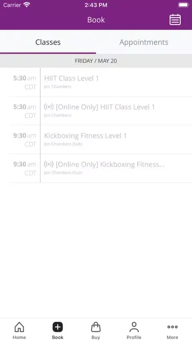 ภาพหน้าจอของ TKO Fitness