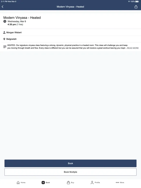 Modern Movement Yoga & Pilates iPad 应用截图
