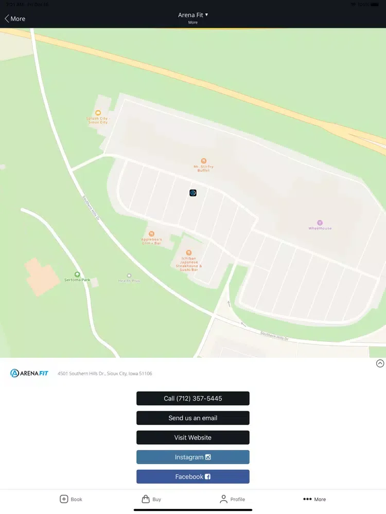 Arena Fit Gyms iPad 應用截圖