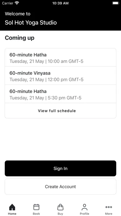Sol Hot Yoga Studio स्क्रीनशॉट