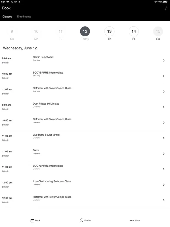 Leia Suzanne Fitness iPad  Screenshots