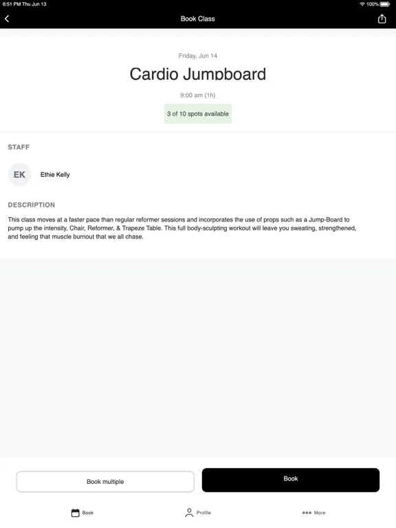 Leia Suzanne Fitness iPad  Screenshots