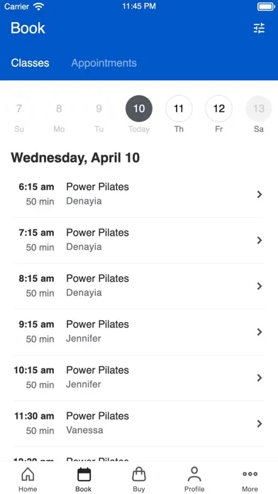 P2 Power Pilates سکرین شاٹس