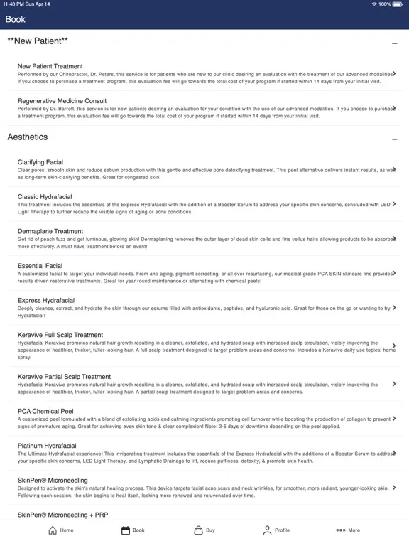 Spine & Extremities Center iPad  Screenshots