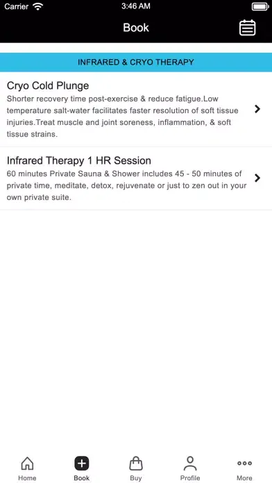 Thrive Sauna Studio Screenshots