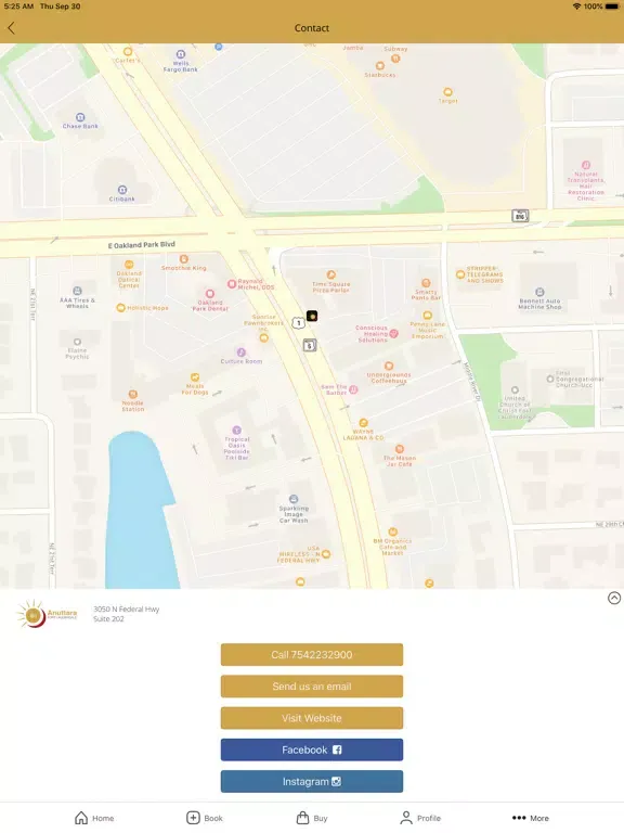 Anuttara Yoga Fort Lauderdale iPad  스크린샷