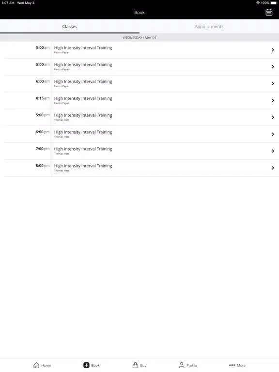 Imperial Valley HIIT iPad  سکرین شاٹس
