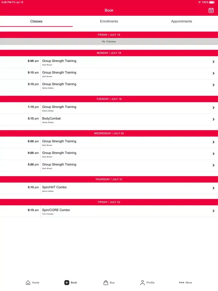 Screenshot di FUSION FITNESS PG LLC iPad 