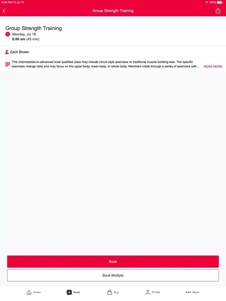 Screenshot di FUSION FITNESS PG LLC iPad 