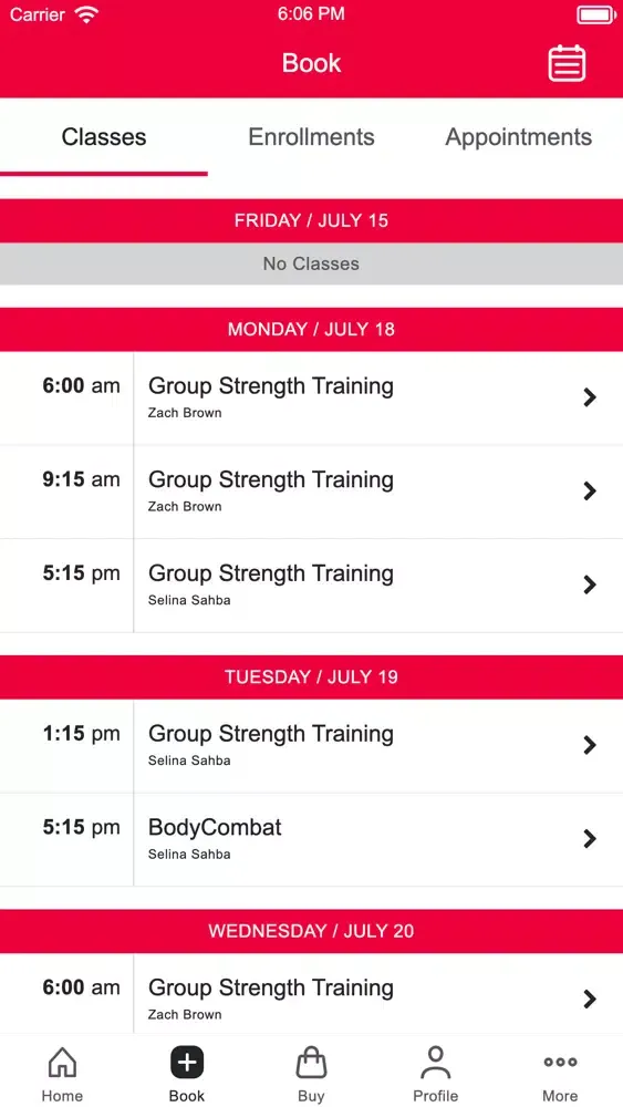 Screenshot di FUSION FITNESS PG LLC